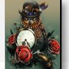 Steampunk Owl With A Vintage Clock Paint By Number