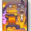 Transformers Megatron Illustration Paint By Number