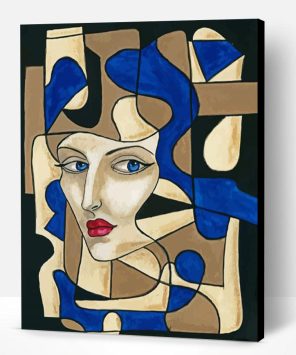 Aesthetic Cubism Lady Paint By Number