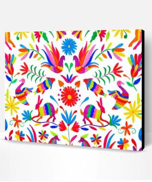 Aesthetic Mexican Otomi Paint By Number