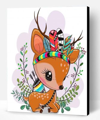 Cute Deer Paint By Number