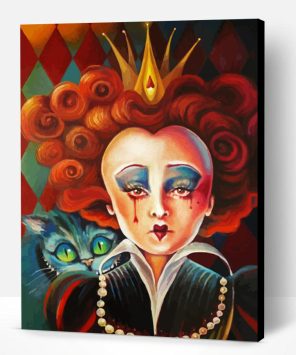 Red Queen Alice In Wonderland Paint By Number
