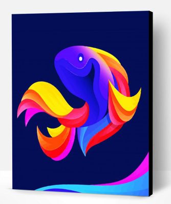 Fish Illustration Paint By Number