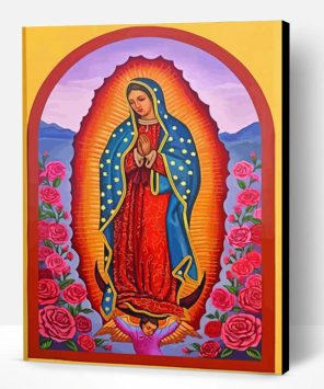 Lady Of Guadalupe Paint By Number