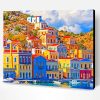 Symi Colorful Buildings Paint By Number