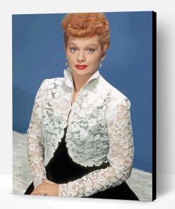 The Actress Lucille Ball Paint By Number
