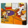 Aesthetic Hobbes Cartoon Paint By Number