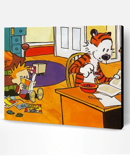 Aesthetic Hobbes Cartoon Paint By Number