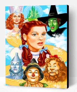 Dorothy And The Wizard Of Oz Paint By Number