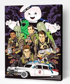 Ghostbusters Illustration Paint By Number