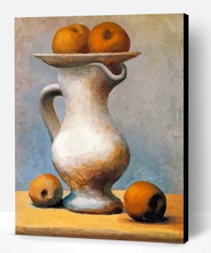 Still Life With Pitcher And Apple Picasso Paint By Number