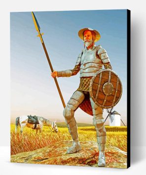 Warrior Don Quijote Paint By Number