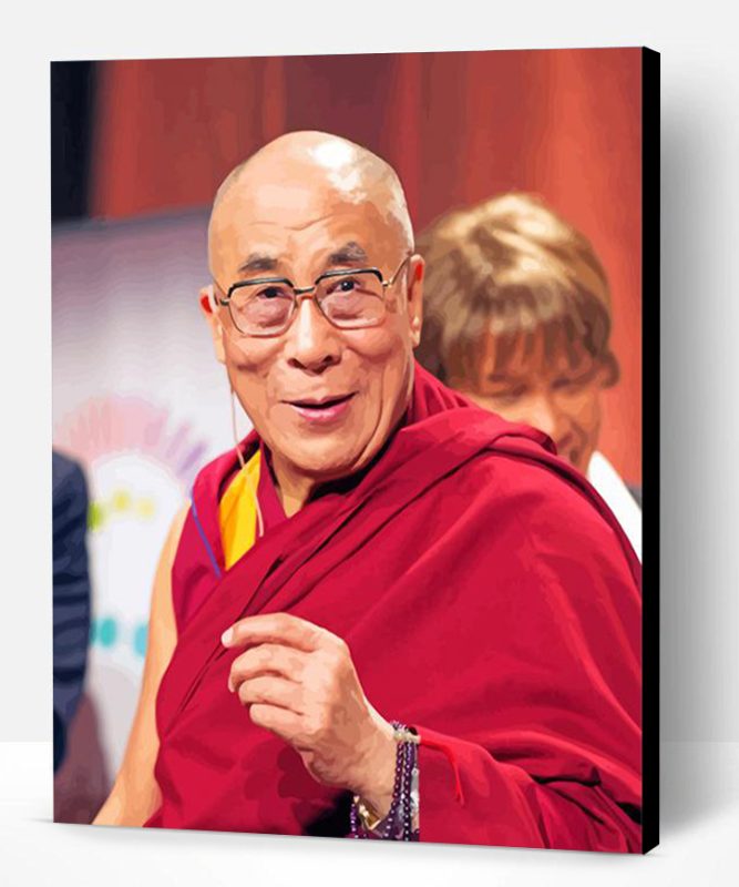14th Dalai Lama Tenzin Gyatso Paint By Number
