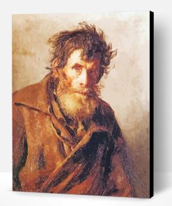 A Shy Peasant By Ilya Repin Paint By Number