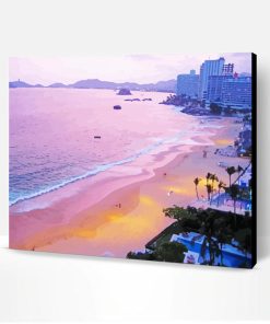 Acapulco Beach Sunset Paint By Number