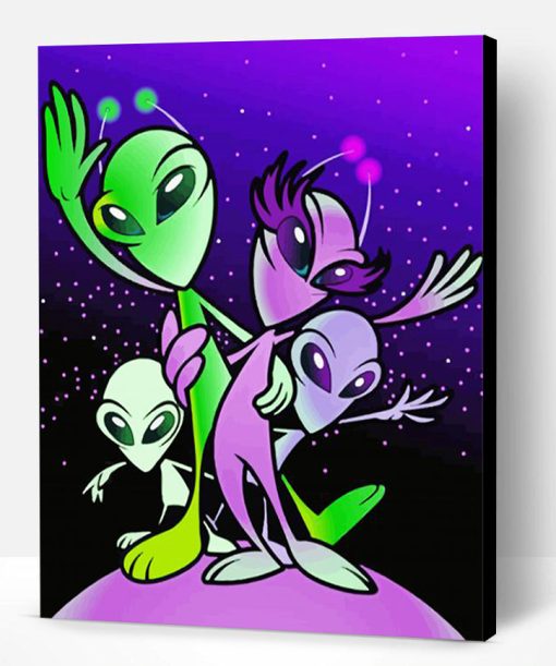 Alien Family Paint By Number