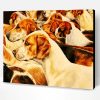 American Foxhound Dogs Art Paint By Number
