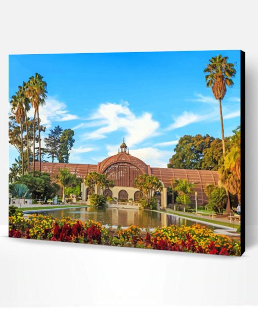 Balboa Park Coronado Island Illustration Paint By Number