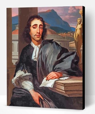 Baruch Spinoza Philosopher Paint By Number