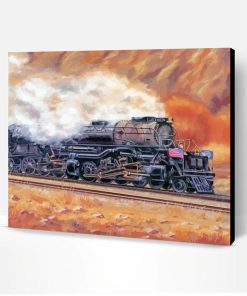 Big Boy 4014 Train Paint By Number