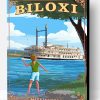 Biloxi Mississippi Poster Paint By Number
