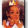 Black Little Princess Paint By Number