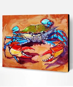 Blue Crab Art Paint By Number
