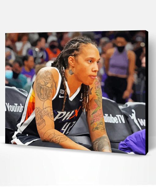 Brittney Griner Basketball Player Paint By Number