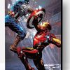 Captain America And Iron Man Super Heroes Paint By Number