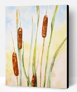 Cattail Plant Paint By Number