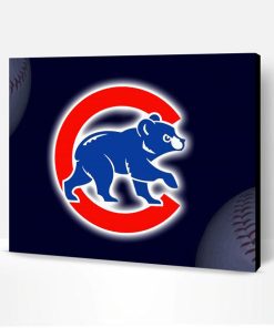 Chicago Cubs Logo Paint By Number