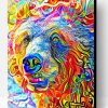 Colorful Abstract Bear Paint By Number