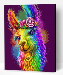 Colorful Alpaca Paint By Numbers