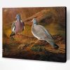 Common Wood Pigeon Birds Art Paint By Number