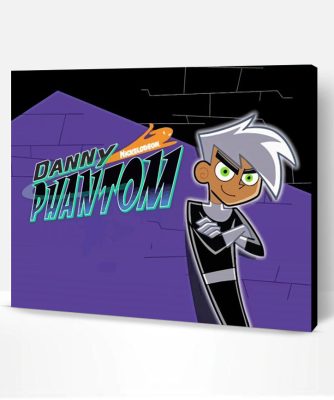 Danny Phantom Cartoon Poster Paint By Number