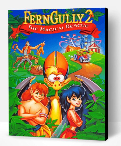 Ferngully Poster Paint By Number