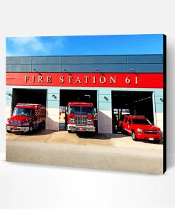 Fire Station Paint By Number