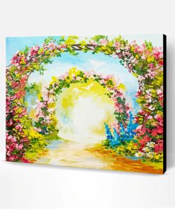 Floral Arches Paint By Number