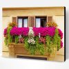Flowers Balcony Landscape Paint By Number