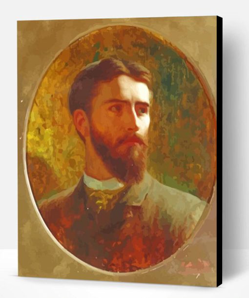 Frank Dicksee Self Portrait Paint By Number