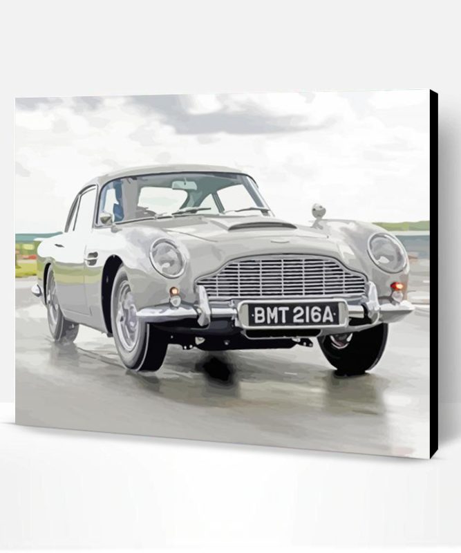 Grey Aston Martin Db5 Paint By Number