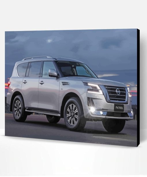 Grey Nissan Patrol Paint By Number