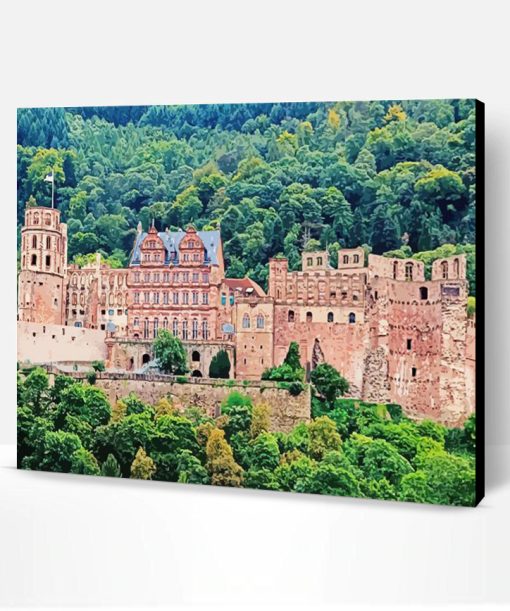 Heidelberg Castle Germany Paint By Number