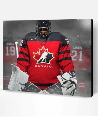 Hockey Canada Paint By Number