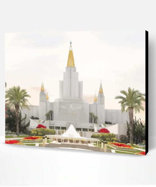 Ids Oakland California Temple Art Paint By Number