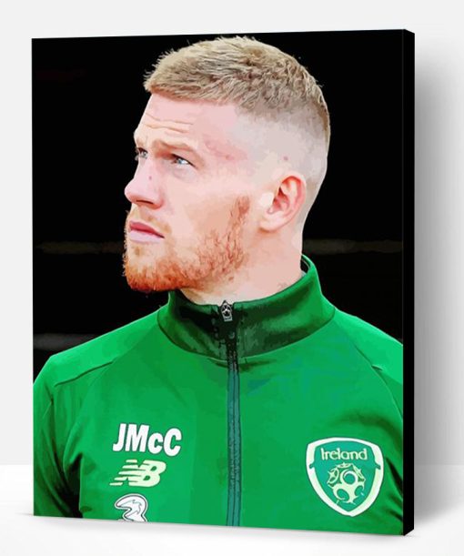 James McClean Footballer Paint By Number