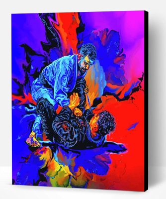 Jiu Jitsu Art Paint By Number