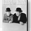 Laurel And Hardy Poster Paint By Number