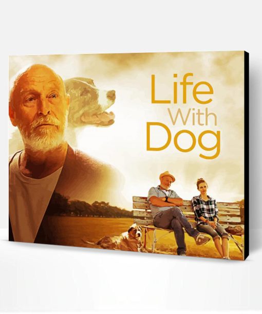 Life With Dog Movie Poster Paint By Number