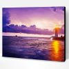 Lighthouse With Lightning Bolt Seascape Paint By Number